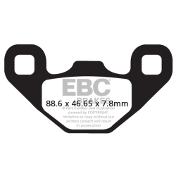 EBC FA489R motocyklowe klocki hamulcowe MOTORUS.PL