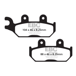 EBC FA645R motocyklowe klocki hamulcowe MOTORUS.PL
