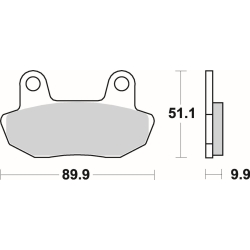 SBS 561 HF motocyklowe klocki hamulcowe komplet na 1 tarczę sklep motocyklowy MOTORUS.PL