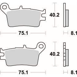 SBS 629 SI motocyklowe klocki hamulcowe komplet na 1 tarczę sklep motocyklowy MOTORUS.PL