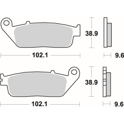 SBS 700 HF motocyklowe klocki hamulcowe komplet na 1 tarczę sklep motocyklowy MOTORUS.PL