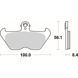 SBS 703 HS motocyklowe klocki hamulcowe komplet na 1 tarczę sklep motocyklowy MOTORUS.PL