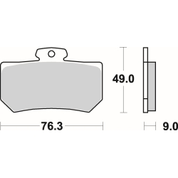 SBS 720 RQ motocyklowe klocki hamulcowe komplet na 1 tarczę sklep motocyklowy MOTORUS.PL