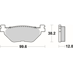 SBS 768 LS motocyklowe klocki hamulcowe komplet na 1 tarczę sklep motocyklowy MOTORUS.PL