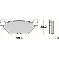 SBS 769 LS motocyklowe klocki hamulcowe komplet na 1 tarczę sklep motocyklowy MOTORUS.PL