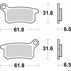 SBS 783 SI motocyklowe klocki hamulcowe komplet na 1 tarczę sklep motocyklowy MOTORUS.PL