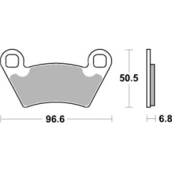 SBS 800 SI motocyklowe klocki hamulcowe komplet na 1 tarczę sklep motocyklowy MOTORUS.PL