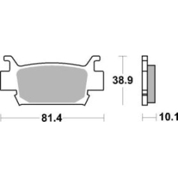 SBS 829 SI motocyklowe klocki hamulcowe komplet na 1 tarczę sklep motocyklowy MOTORUS.PL