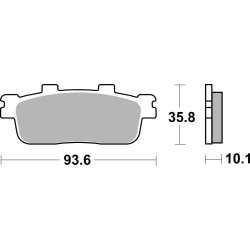 SBS 847 HF motocyklowe klocki hamulcowe komplet na 1 tarczę sklep motocyklowy MOTORUS.PL