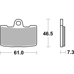 SBS 856 RS motocyklowe klocki hamulcowe komplet na 1 tarczę sklep motocyklowy MOTORUS.PL