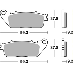 SBS 862 LS motocyklowe klocki hamulcowe komplet na 1 tarczę sklep motocyklowy MOTORUS.PL