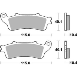 SBS 880 LS motocyklowe klocki hamulcowe komplet na 1 tarczę sklep motocyklowy MOTORUS.PL