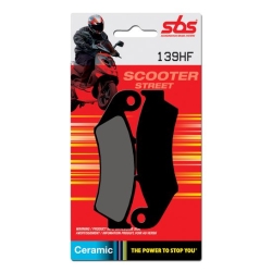 SBS 139 HF motocyklowe skuterowe klocki hamulcowe komplet na 1 tarczę sklep motocyklowy MOTORUS.PL