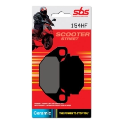 SBS 154 HF motocyklowe skuterowe klocki hamulcowe komplet na 1 tarczę sklep motocyklowy MOTORUS.PL