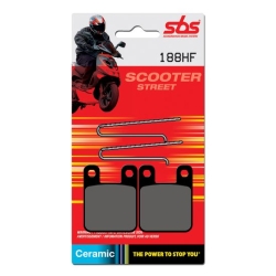SBS 188 HF motocyklowe skuterowe klocki hamulcowe komplet na 1 tarczę sklep motocyklowy MOTORUS.PL