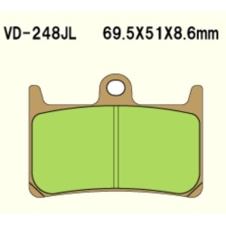 VESRAH VD-248JL Sintered motocyklowe klocki hamulcowe sklep motocyklowy MOTORUS.PL