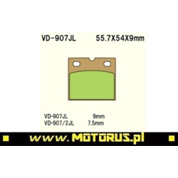 VESRAH VD-907JL Sintered motocyklowe klocki hamulcowe sklep motocyklowy MOTORUS.PL