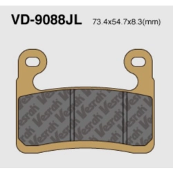 VESRAH VD-9088JL Sintered motocyklowe klocki hamulcowe sklep motocyklowy MOTORUS.PL