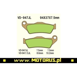 VESRAH VD947/2JL Sintered motocyklowe klocki hamulcowe sklep motocyklowy MOTORUS.PL