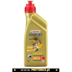 CASTROL POWER1 4T 15W50 motocyklowy olej silnikowy półsyntetyczny 1L sklep MOTORUS.PL