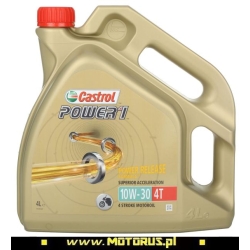 CASTROL POWER1 RACING 4T 10W30 motocyklowy olej silnikowy syntetyczny 4L sklep MOTORUS.PL