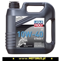 LIQUI MOLY 1243 Street 10W40 4T olej motocyklowy silnikowy 4L sklep motocyklowy MOTORUS.PL