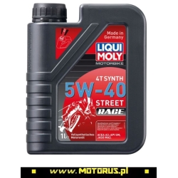 LIQUI MOLY 5W40 Race 4T Olej silnikowy motocyklowy syntetyczny do motocykli 1 litr sklep motocyklowy MOTORUS.PL