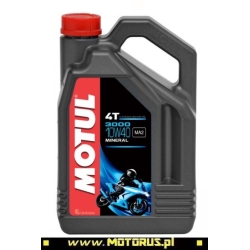 MOTUL 3000 4T 10W40 4 Litry motocyklowy olej silnikowy MINERALNY sklep MOTORUS.PL