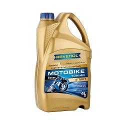 Ravenol Motobike 4T Ester 10W40 Syntetyczny olej silnikowy 4L MOTORUS.PL