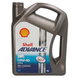 SHELL ADVANCE 4T ULTRA 10W40 olej silnikowy syntetyczny motocyklowy 4L sklep MOTORUS.PL