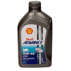 SHELL ADVANCE 4T ULTRA 10W40 olej silnikowy syntetyczny motocyklowy 1L sklep MOTORUS.PL