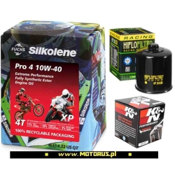 SILKOLENE PRO 4 10W40 XP 4T olej silnik 4L + FILTR OLEJU HF MOTORUS.PL