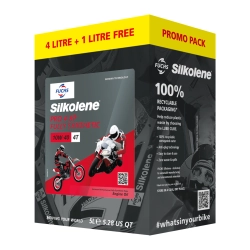 Fuchs SILKOLENE PRO 4 10W40 XP 4T ESTER 100% syntetyczny motocyklowy olej silnikowy 4L+1L czyli 5L MOTORUS.PL