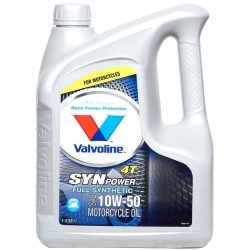 VALVOLINE SYNPOWER 4T 10W50 Full syntetyk olej motocyklowy silnikowy 4L sklep MOTORUS.PL