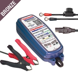 TECMATE OPTIMATE 2 DUO STD/AGM/GEL/LIFEPO4/LFP SAE 2A 12V 6-96Ah, 12.8V 2A LiFePO4 2-24Ah MOTORUS.PL