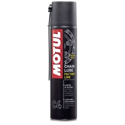 MOTUL C4 Factory Line CHAIN LUBE smar do łańcucha napędowego BIAŁY 400ml sklep motocyklowy MOTORUS.PL