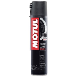 MOTUL C2+ CHAIN LUBE ROAD PLUS smar do łańcucha napędowego BIAŁY 400ml w sklepie motocyklowym MOTORUS.PL