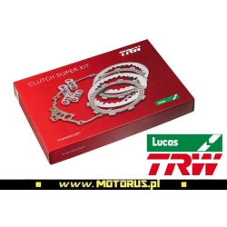TRW LUCAS MSK227 Sprzęgło kompletne ( tarczki, przekładki, sprężyny, uszczelka ) SUZUKI DRZ125 04-12, RV125 VAN VAN 03-1