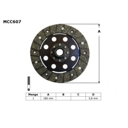 TRW LUCAS MCC607 suche sprzęgło tarcza BMW K1200RS 97-05, K1200GT 01-05 sklep motocyklowy MOTORUS.PL