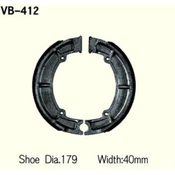 VESRAH VB-412 szczęki hamulcowe KAWASAKI EN500, ZL600, VN750, VN800 sklep MOTORUS.PL