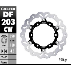 GALFER tarcza hamulcowa PRZÓD KAWASAKI NINJA 250R 2008-2012 MOTORUS.PL