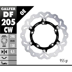 GALFER tarcza hamulcowa PRZÓD KKAWASAKI NINJA 125 19-, NINJA 300R (ABS) 13- MOTORUS.PL