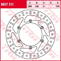 TRW MST311 motocyklowa tarcza hamulcowa MOTORUS.PL