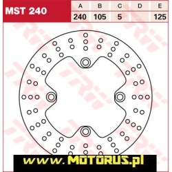 TRW MST240 motocyklowa tarcza hamulcowa MOTORUS.PL