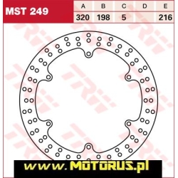 TRW MST249 motocyklowa tarcza hamulcowa MOTORUS.PL