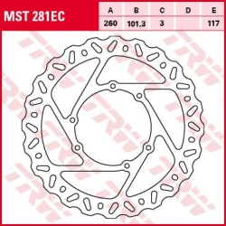 TRW MST281EC motocyklowa tarcza hamulcowa MOTORUS.PL