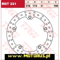 TRW MST331 motocyklowa tarcza hamulcowa MOTORUS.PL