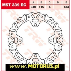 TRW MST339EC motocyklowa tarcza hamulcowa MOTORUS.PL