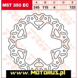 TRW MST350EC motocyklowa tarcza hamulcowa MOTORUS.PL