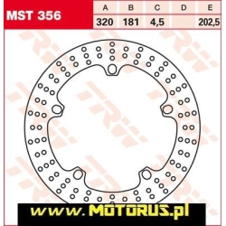 TRW MST356 motocyklowa tarcza hamulcowa MOTORUS.PL